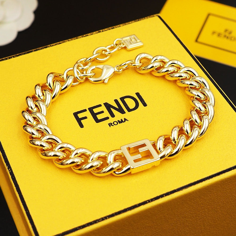 Fendi x Marc Jacobs Forever 18K Gold Bracelet