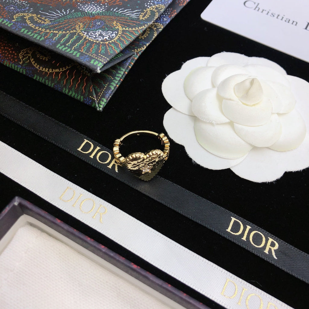 Dior J'adior Heart 18K Gold Ring