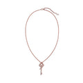 Tiffany Keys Woven Diamonds Large 18K Gold Necklace