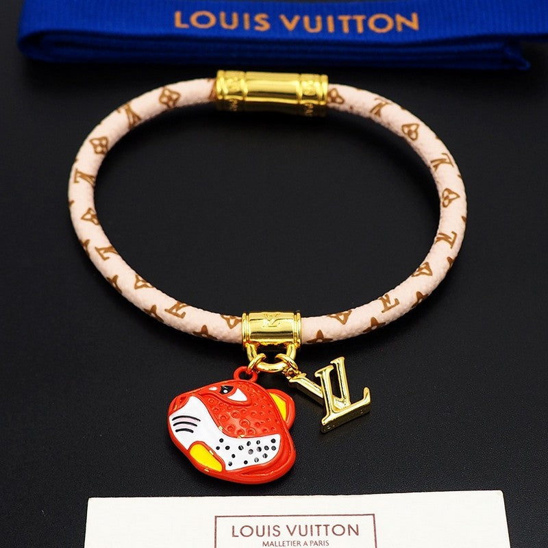 Louis Vuitton Animogram 18K Gold Bracelet