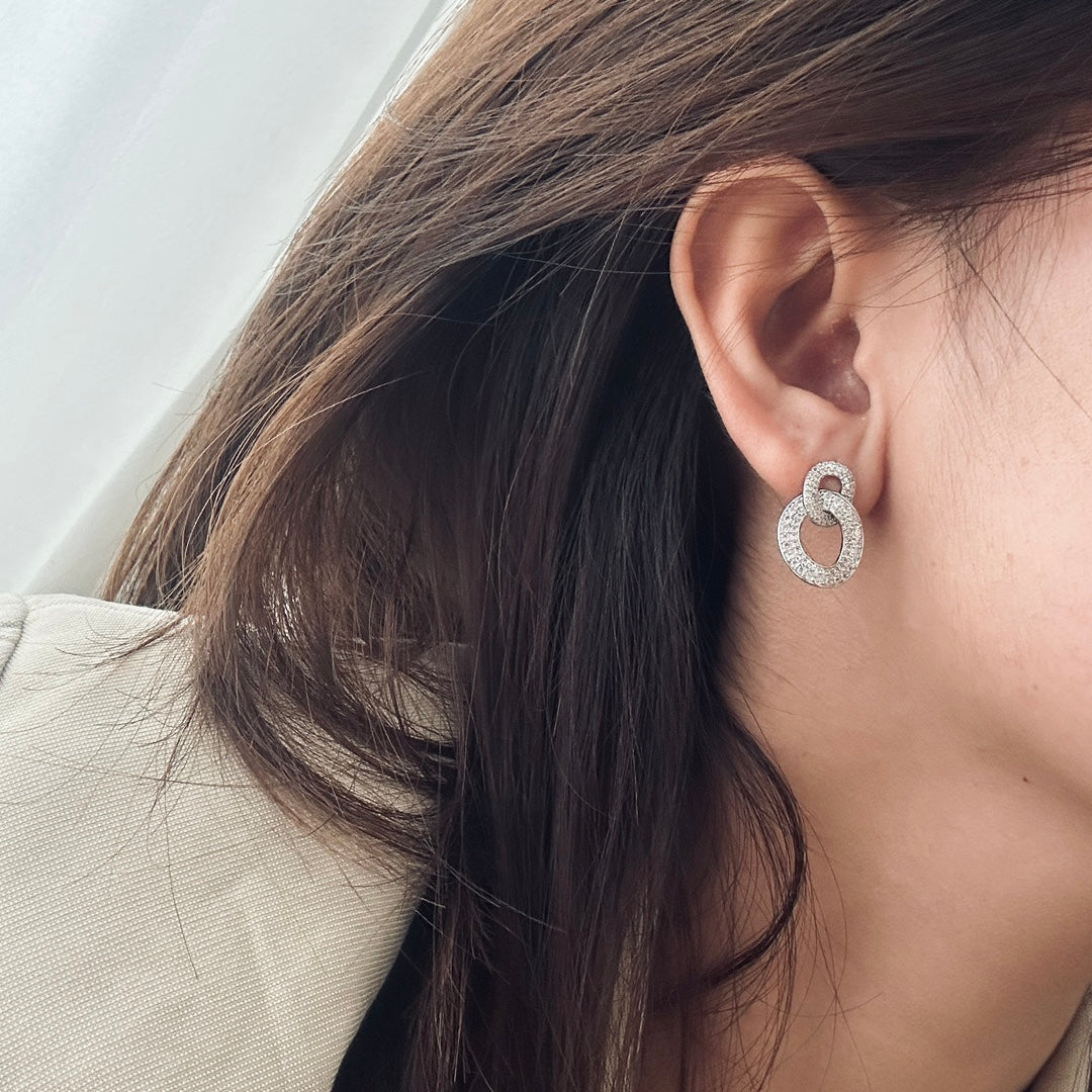 Olympia Diamonds 18K Gold Earrings