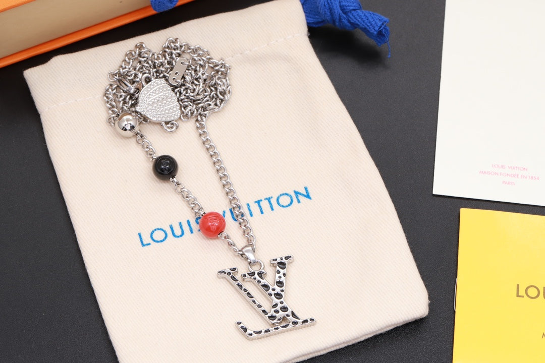 Louis Vuitton x Yk Infinity Dots 18K Gold Necklace