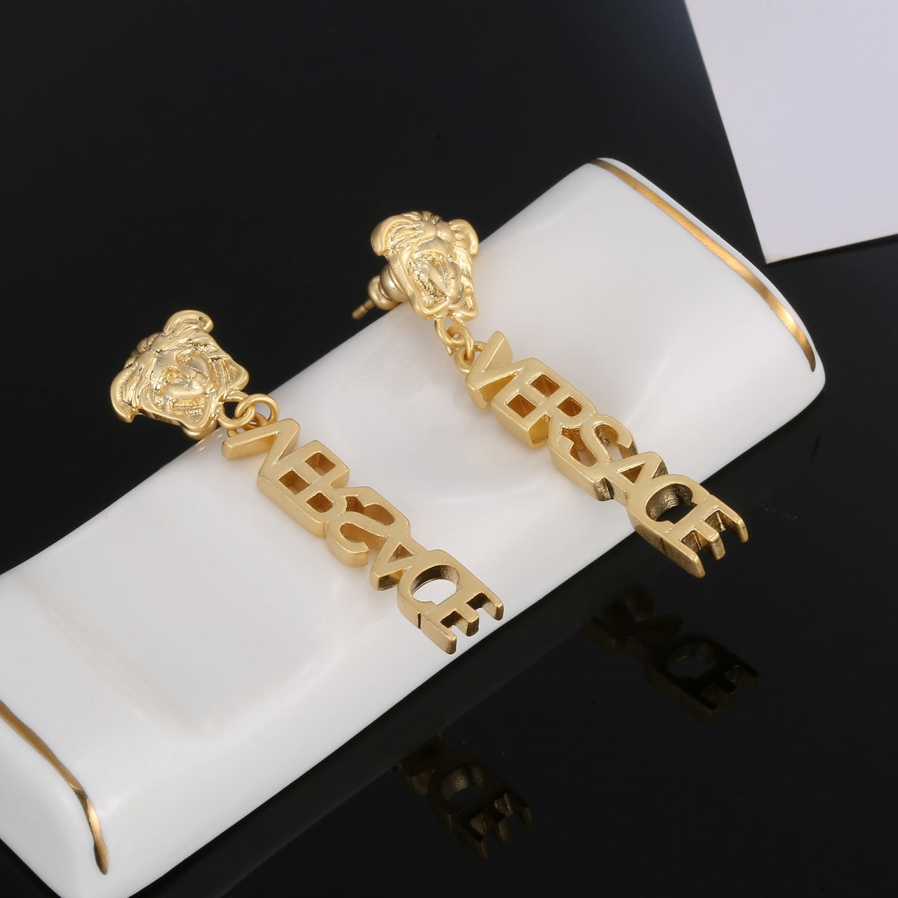 Medusa 18K Gold Earrings