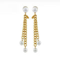 Celine Long 18K Gold Earrings