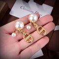 Dior Pearls 18K Gold Earrings