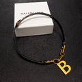 Balenciaga Choker 18K Gold Necklace