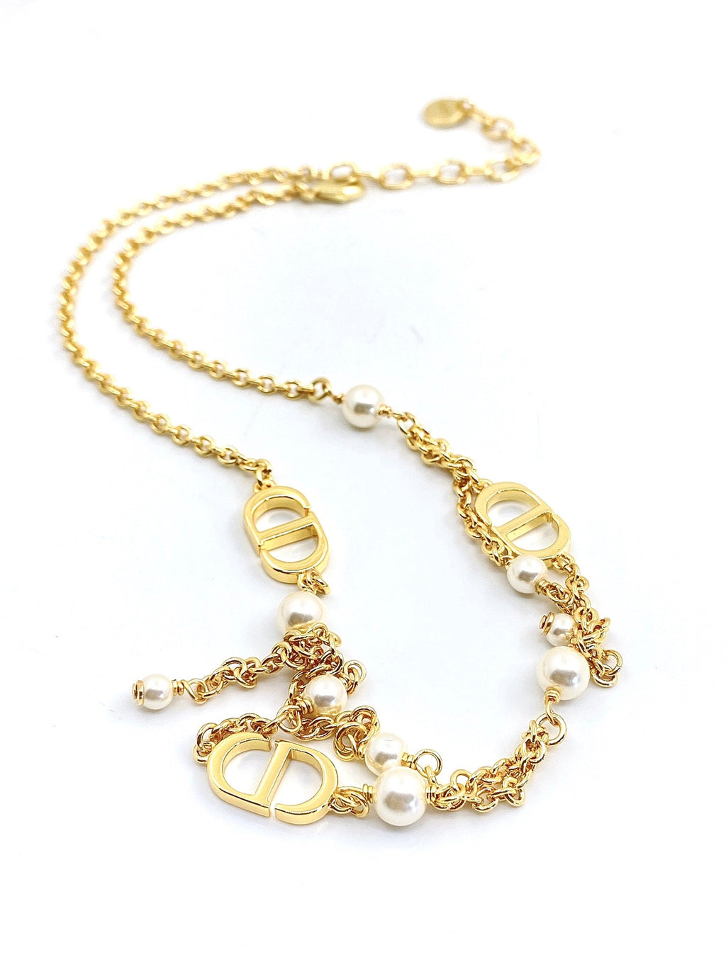 Dior Pearl 18K Gold Necklace