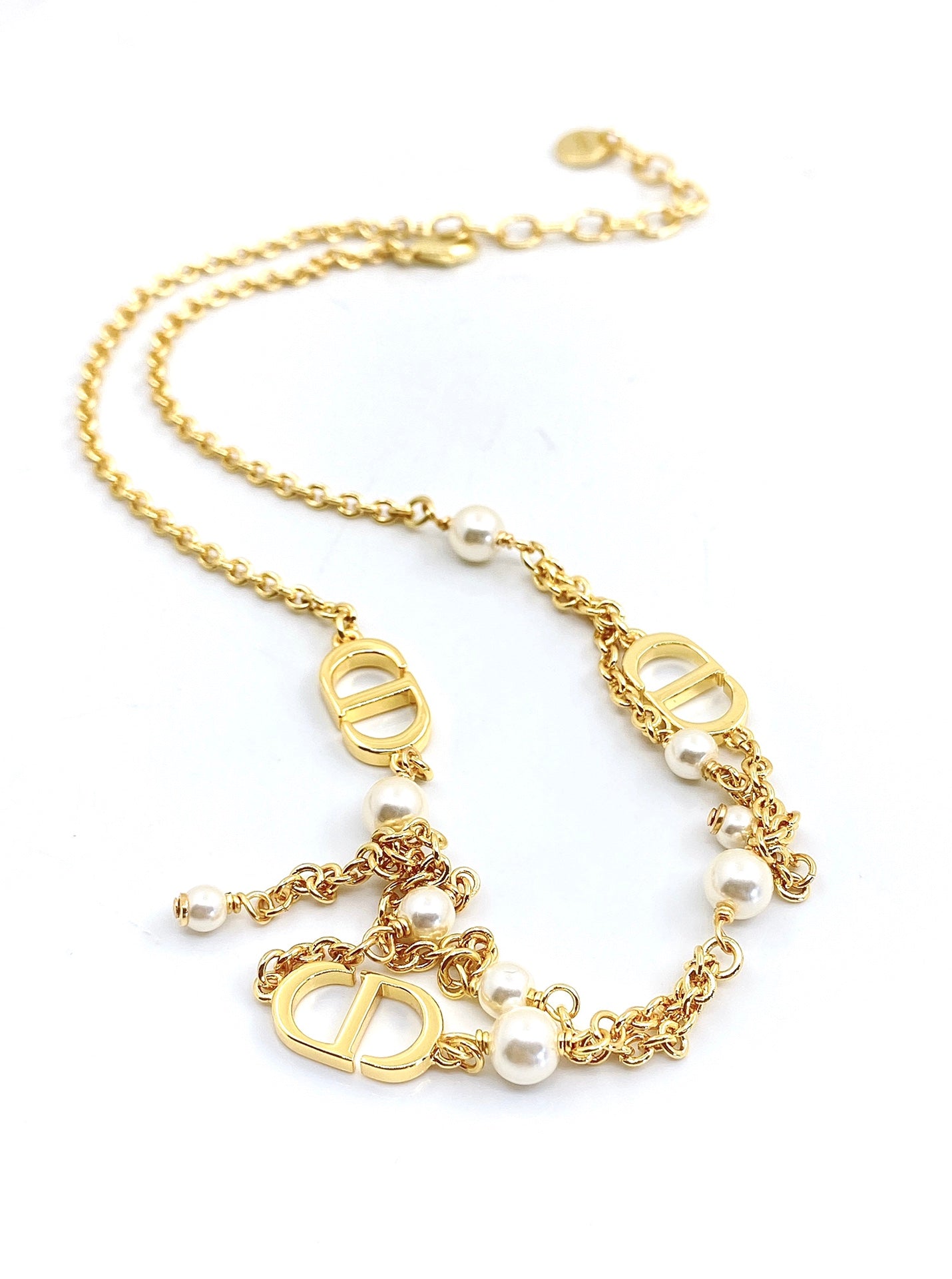 Dior Pearl 18K Gold Necklace