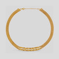 Celine Script Choker 18K Gold Necklace