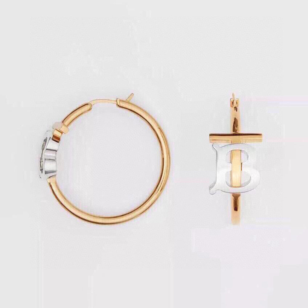 Balenciaga 18K Gold Earrings