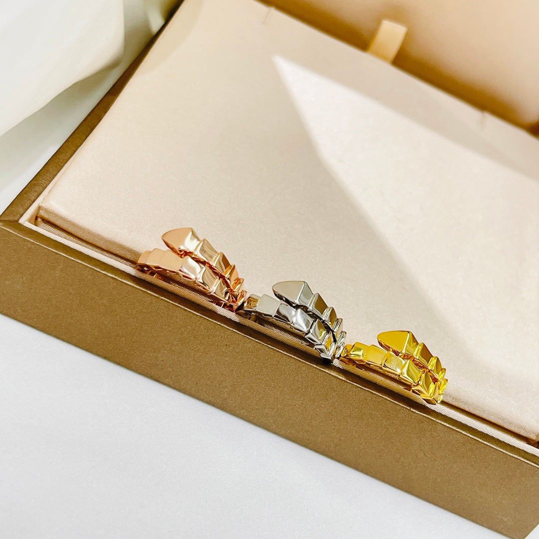 Bvlgari Serpenti Viper 18K Gold Ring