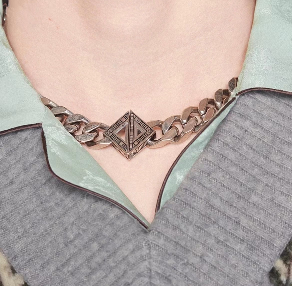 Dior Diamond Chain 18K Gold Necklace