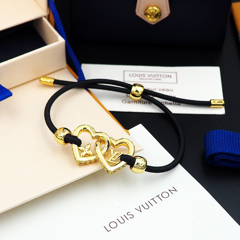 Louis Vuitton My Love Black 18K Gold Bracelet