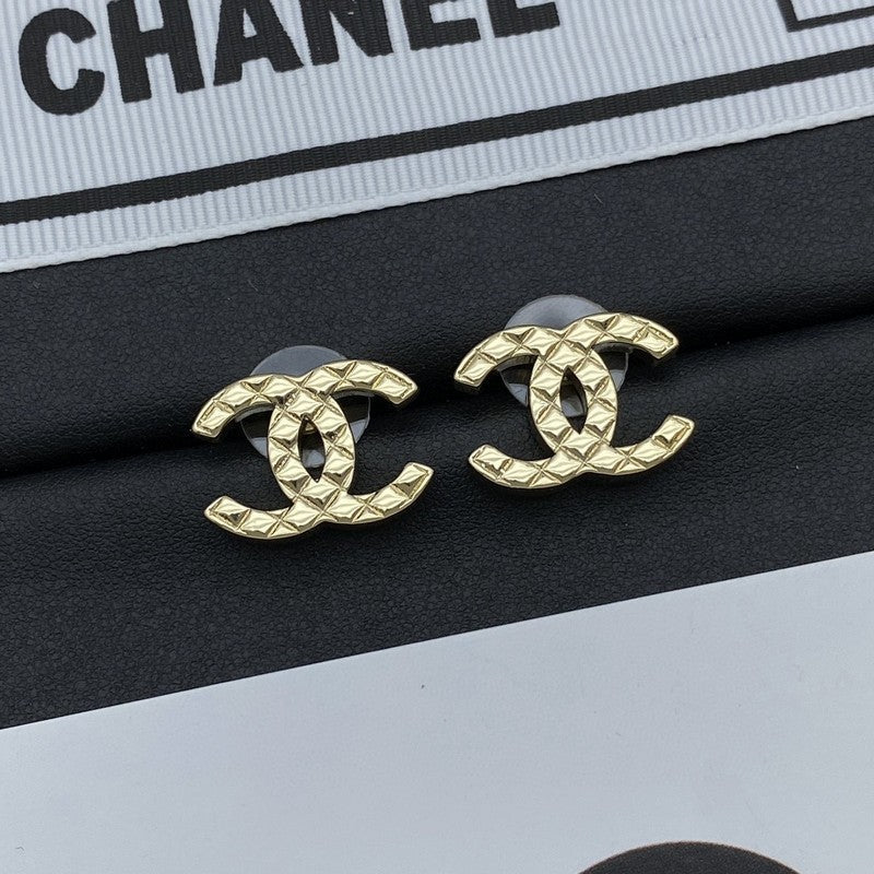 Chanel Classic 18K Gold Earrings