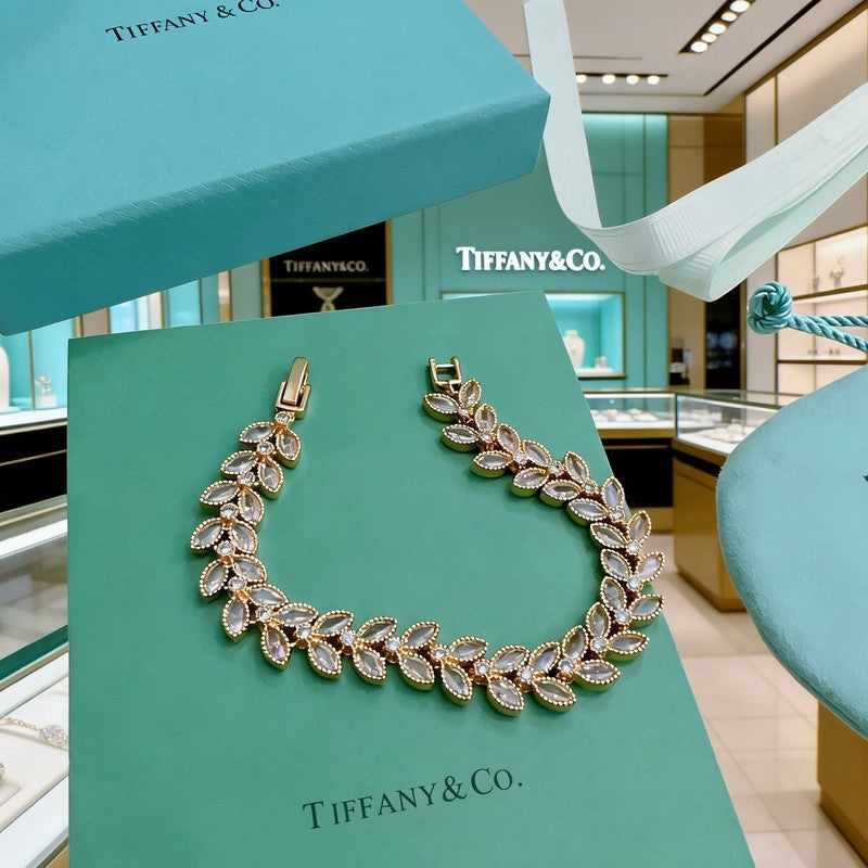 Tiffany Return to Crystal 18K Rose Gold Bracelet