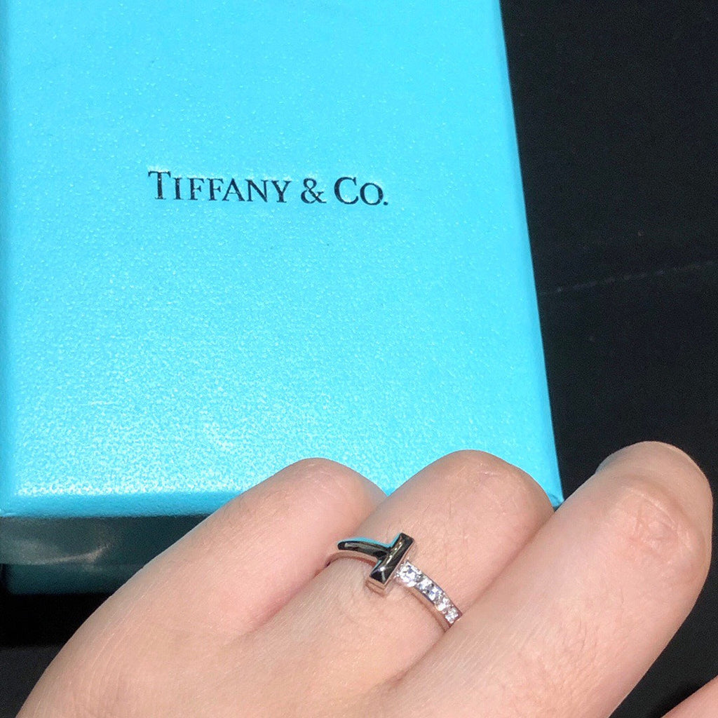 Tiffany T1 Diamond 18K Gold Ring