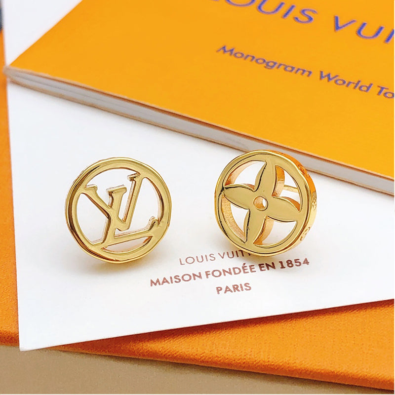 Louis Vuitton Blossom 18K Gold Earrings
