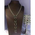 Chanel 22S Big Black Logo 18K Gold Necklace