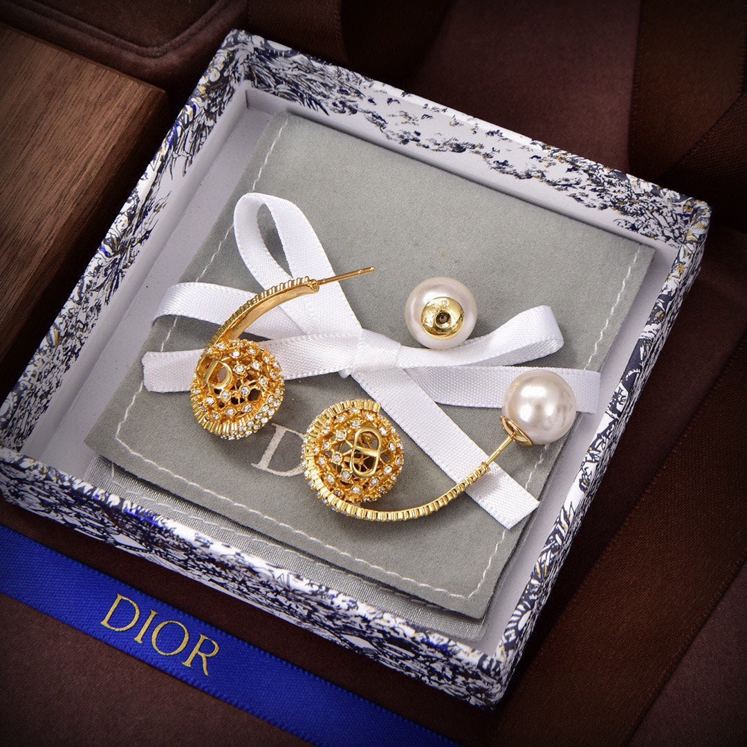 Dior Tribales 18K Gold Earrings