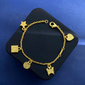 Gucci Double Letter 18K Gold Bracelet