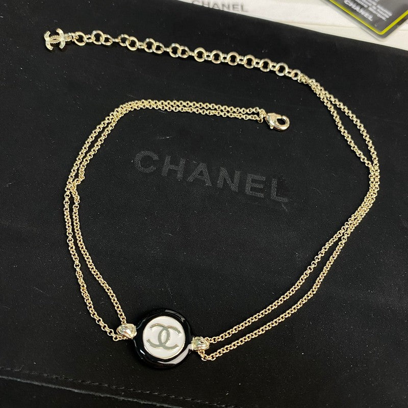 Chanel Chain Choker 18K Gold Necklace