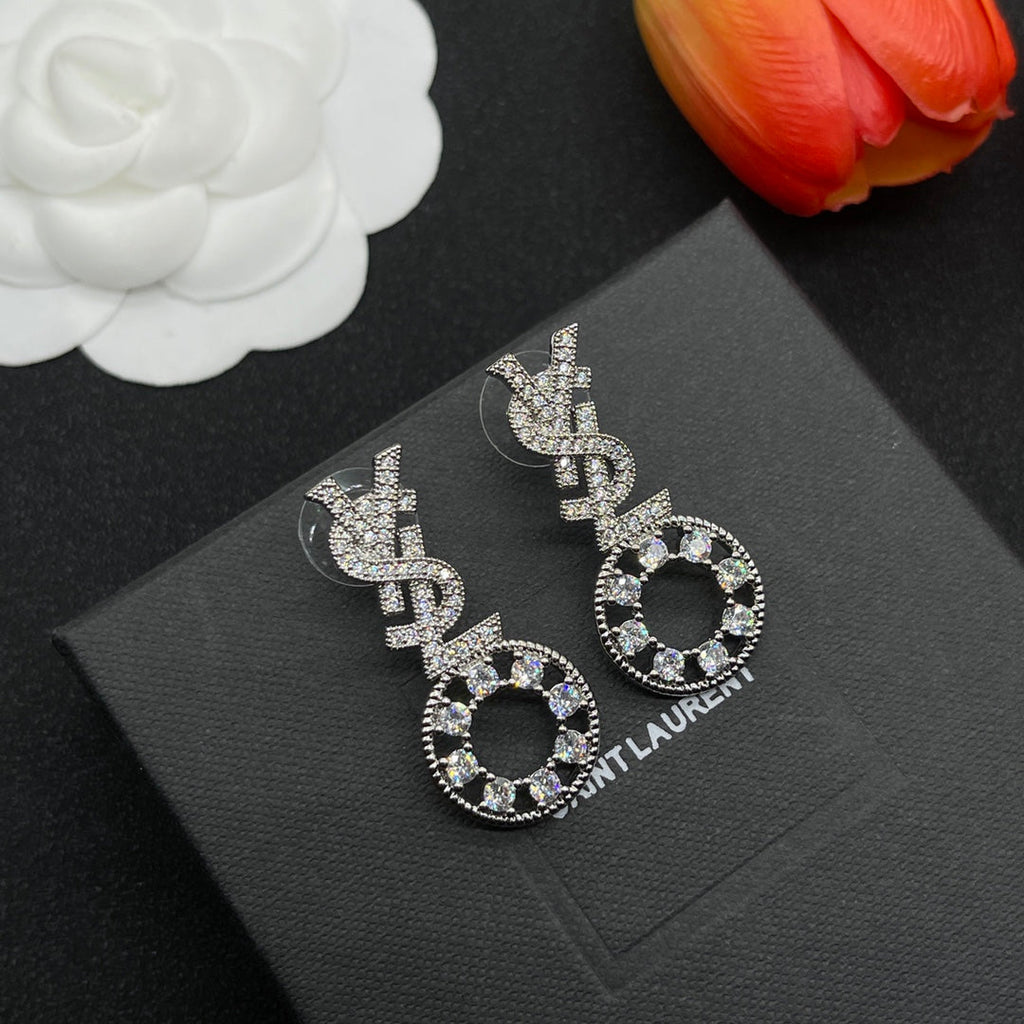 YSL Diamonds 18K Gold Earrings