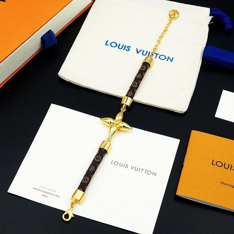 Louis Vuitton Louisette 18K Gold Bracelet