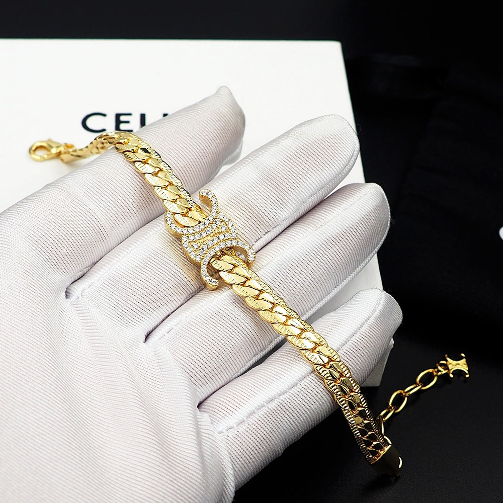 Celine Diamonds 18K Gold Bracelet