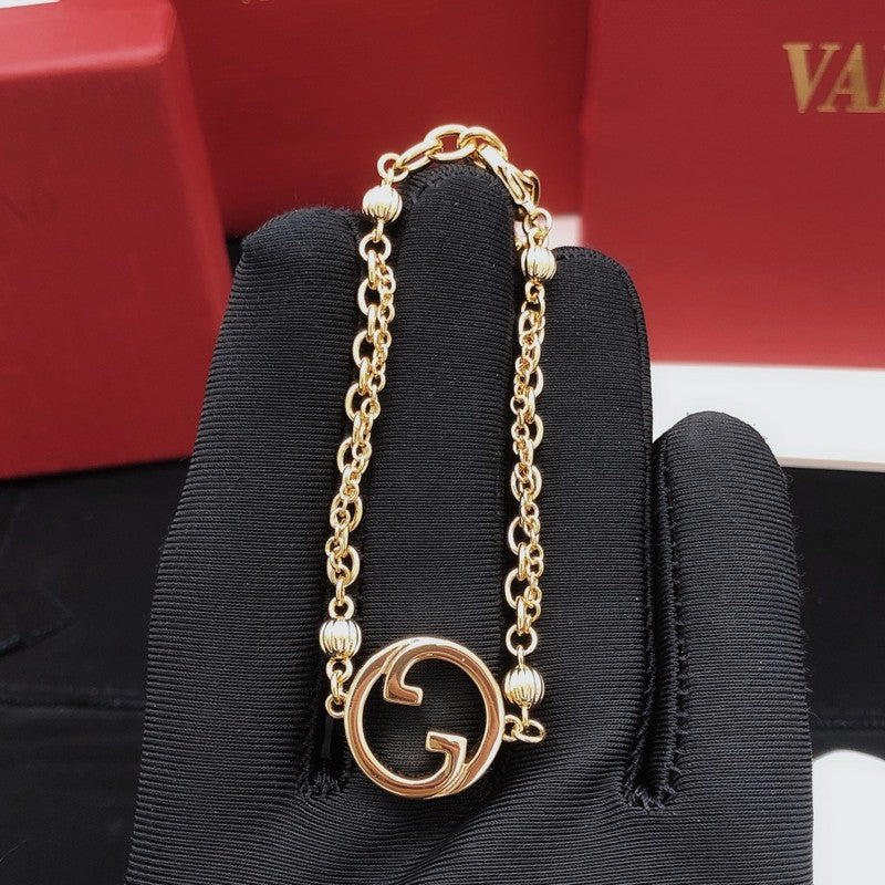 GucciDiamond Gold Chain 18K Gold Bracelet
