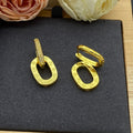 Louis Vuitton Circle 18K Gold Earrings