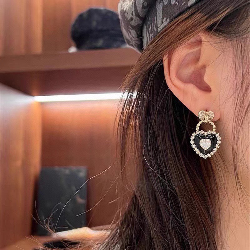 Bvlgari Heart Diamonds 18K Gold Earrings