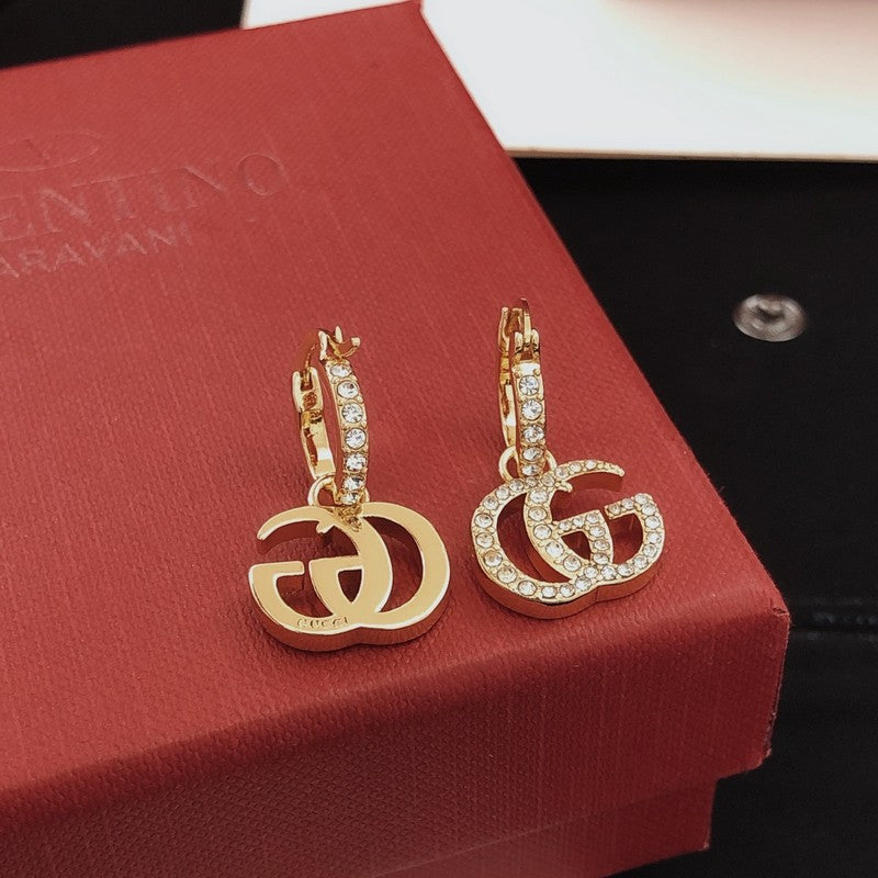 GucciDiamond 18K Gold Earrings