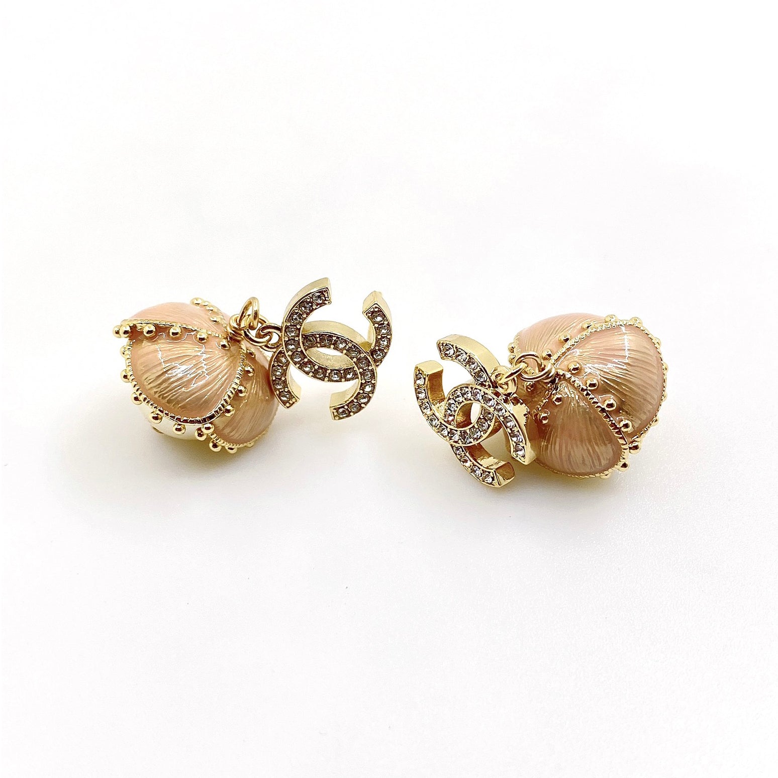 Chanel Flowers 18K Gold Earrings