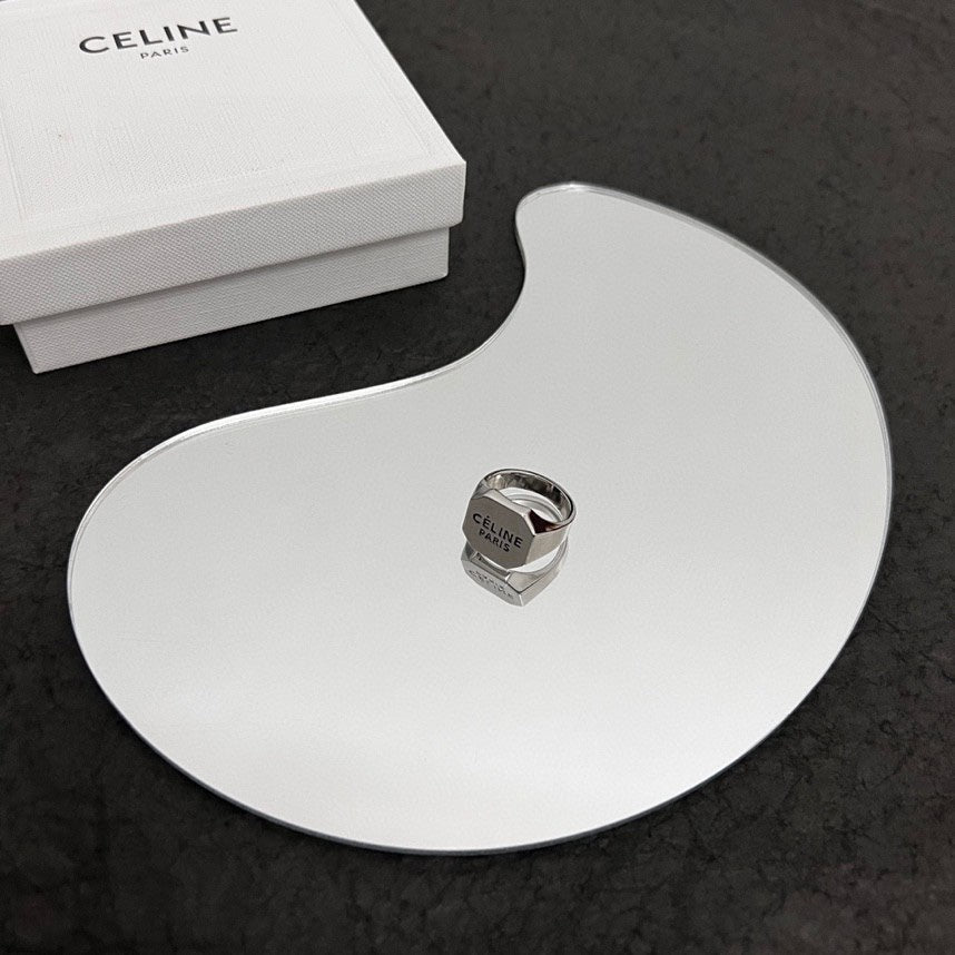 Celine Vintage 18K Gold Ring