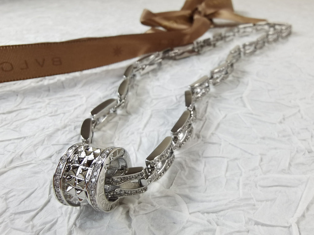 B.zero1 Diamonds Chain Link 18K Gold Necklace