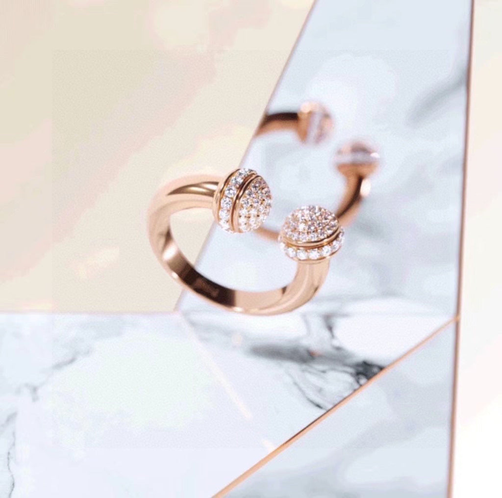 Open 18K Rose Gold Ring