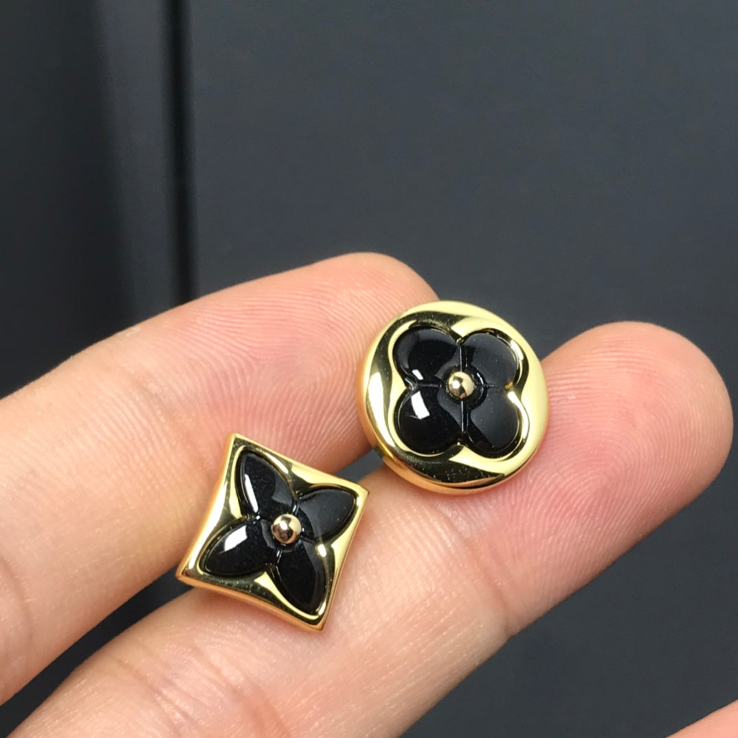 Louis Vuitton Blossom 18K Gold Earrings