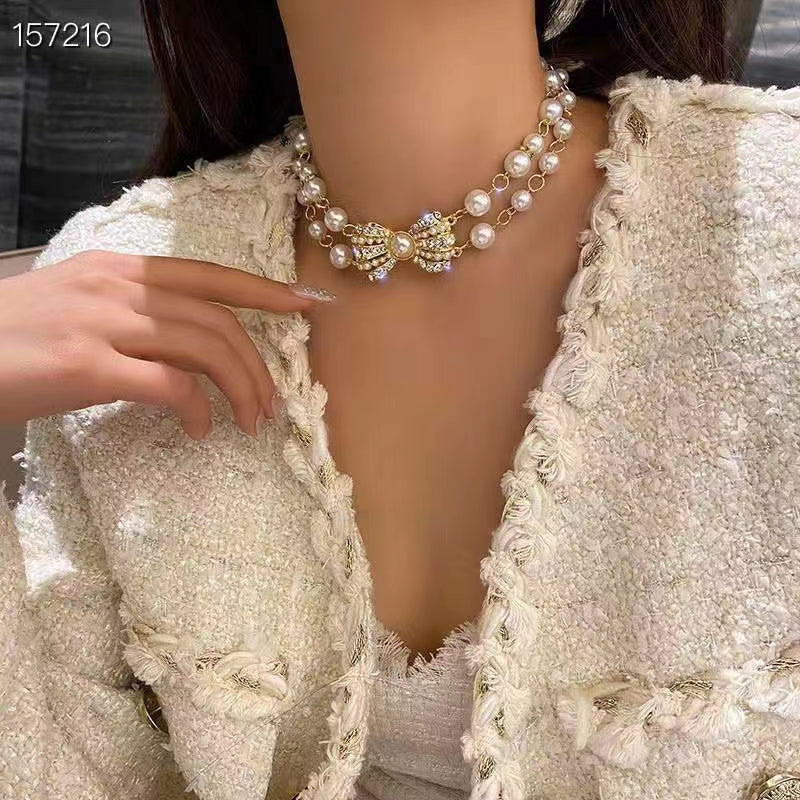 Chanel Bow Choker 18K Gold Necklace
