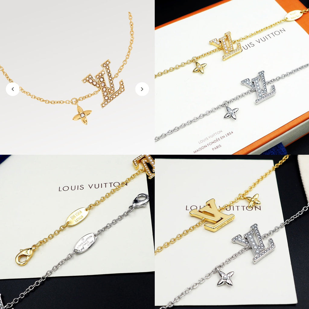 Louis Vuitton Iconic Pearls 18K Gold Bracelet