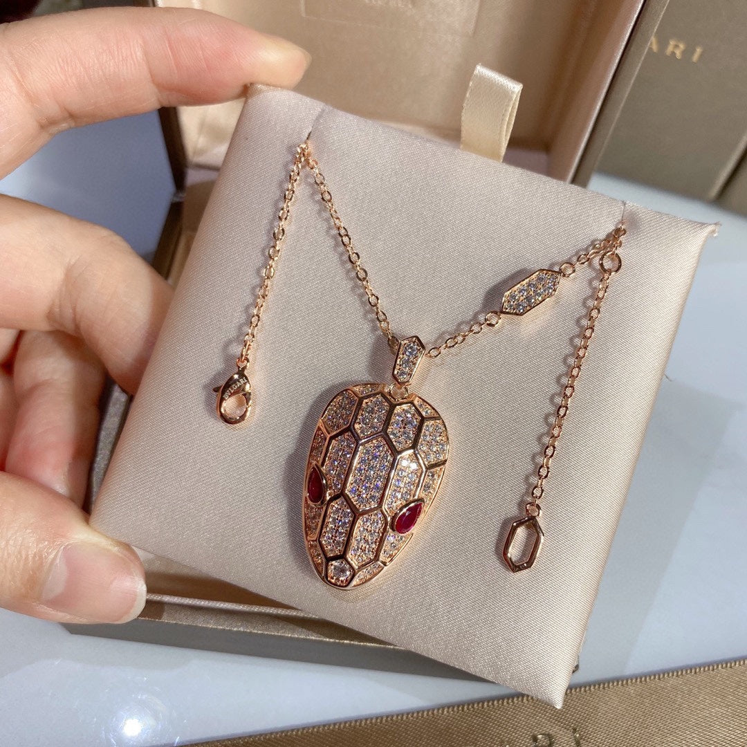 Bvlgari Serpenti 18K Gold Necklace