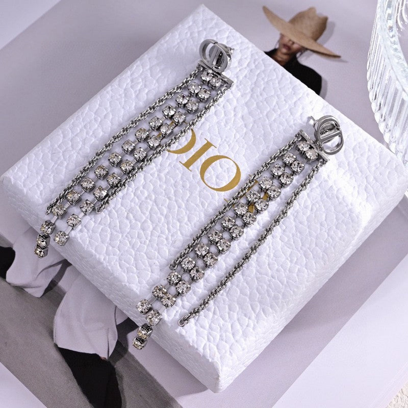 Dior Sparkle 18K Gold Earrings
