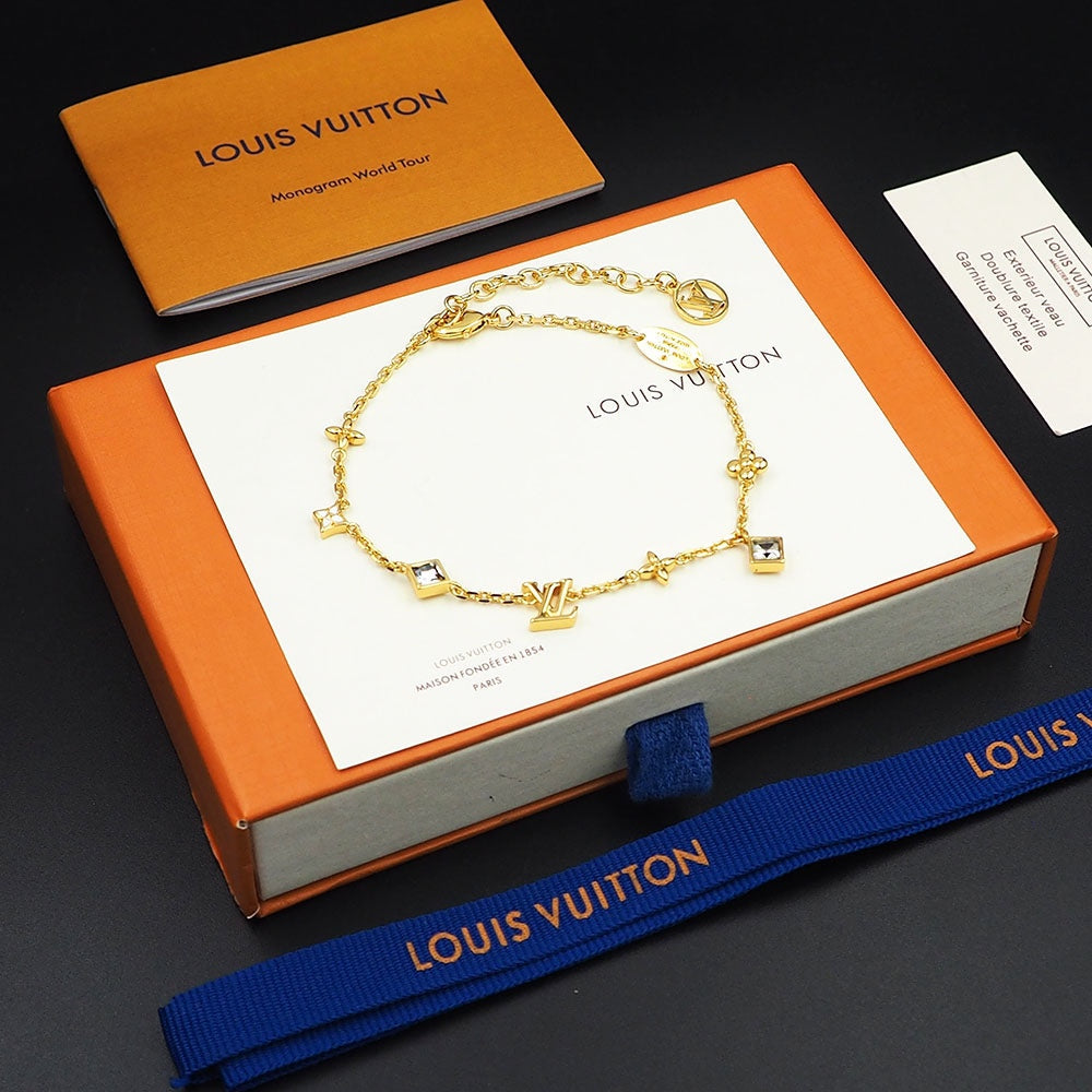 Louis Vuitton In The Sky 18K Gold Bracelet
