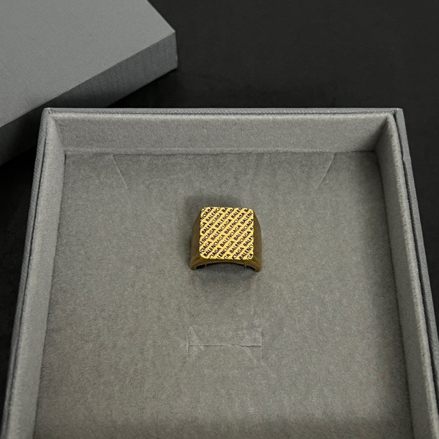 Balenciaga 18K Gold Ring