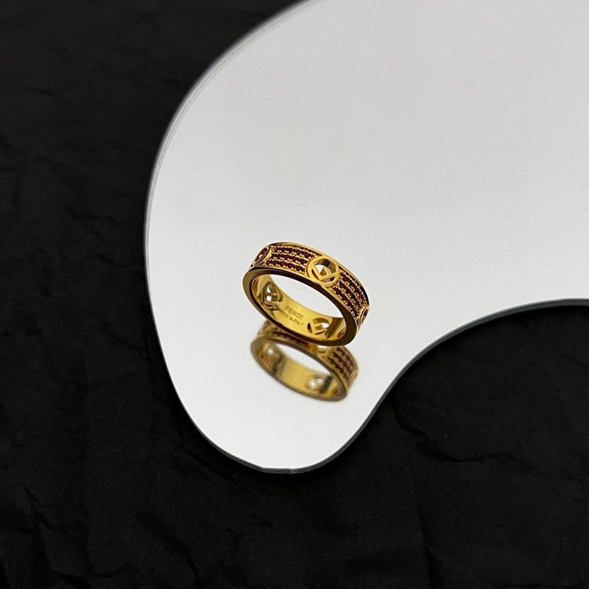 Fendi Is 18K Gold Ring
