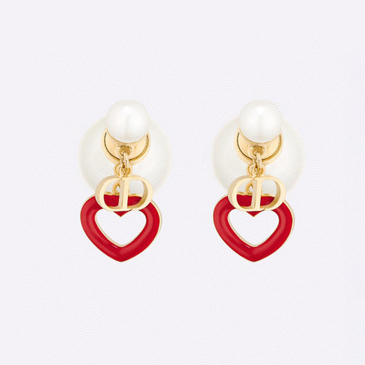 Dior Heart Valentine 18K Gold Earrings