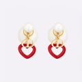 Dior Heart Valentine 18K Gold Earrings