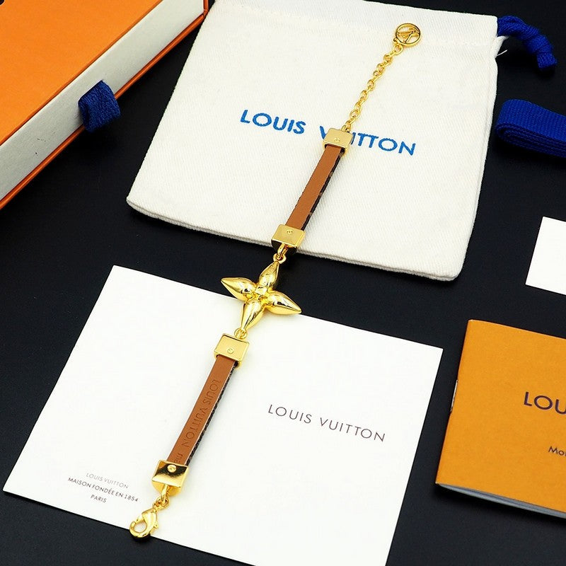 Louis Vuitton Louisette 18K Gold Bracelet