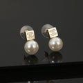 Chanel Pearls 18K Gold Earrings