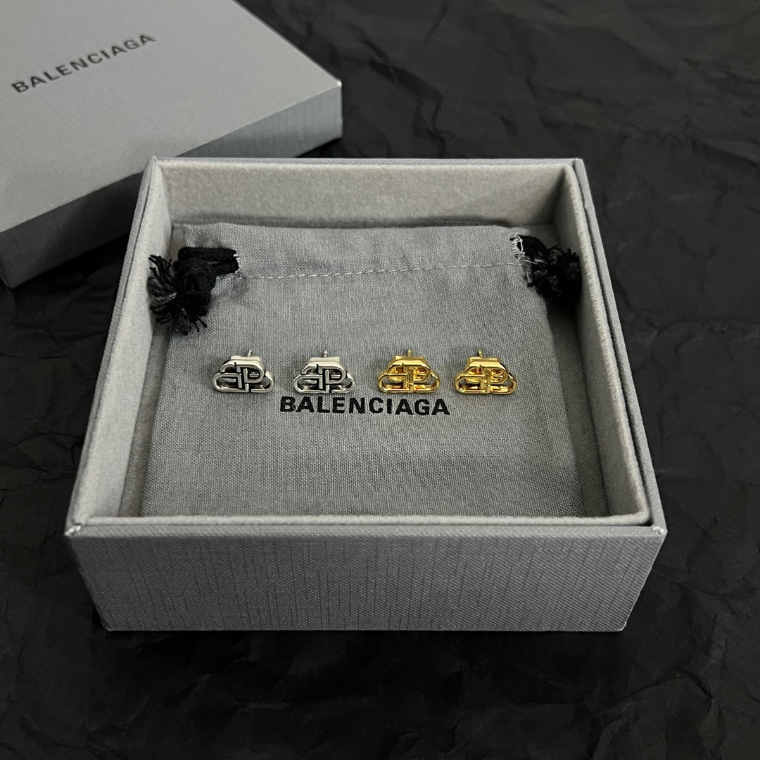 Balenciaga Vintage 18K Gold Earrings