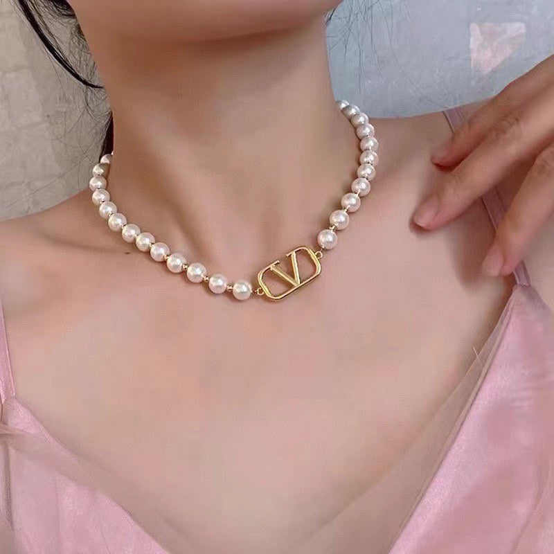 Valentino VLogo Signature 18K Gold Necklace